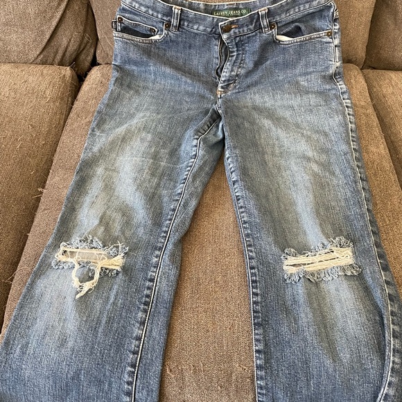 Ralph Lauren Denim - Ralph Lauren Blue Straight Leg Jeans